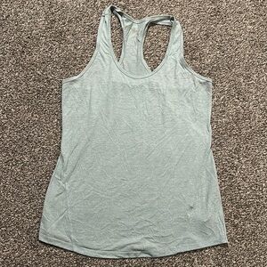 Washed green workout tank